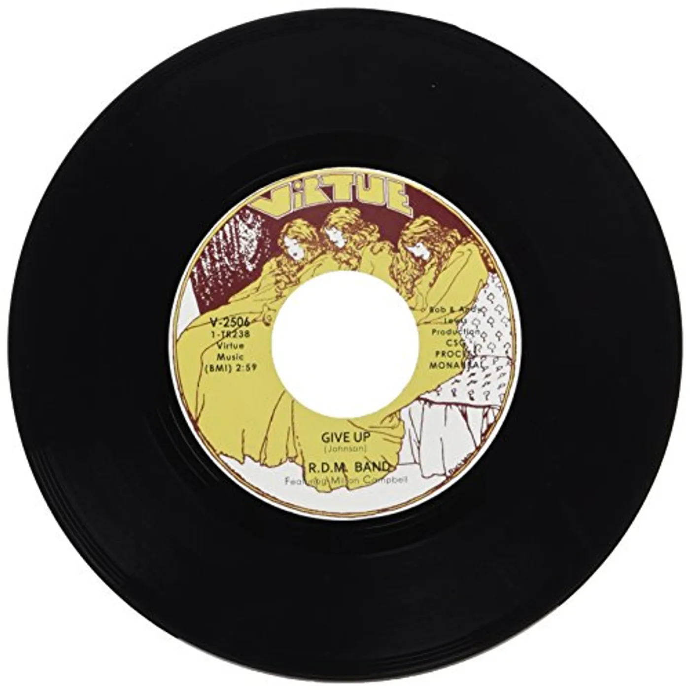 RDM Band GIVE UP Vinyl Record