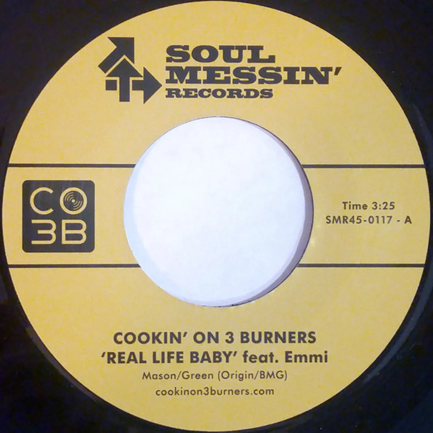 Cookin' On 3 Burners REAL LIFE BABY / ENTER SANDMAN Vinyl Record