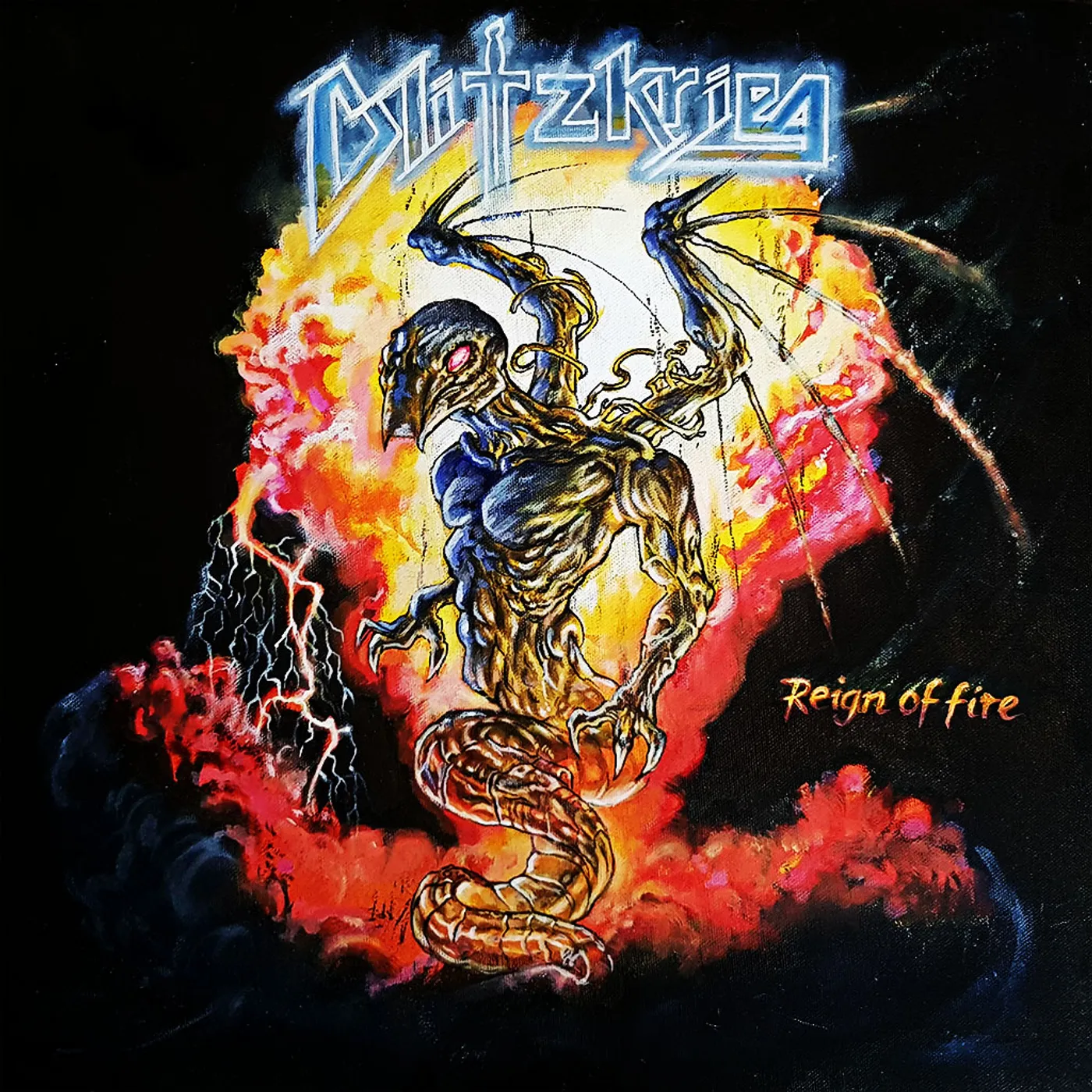 Blitzkrieg Reign of Fire Vinyl Record