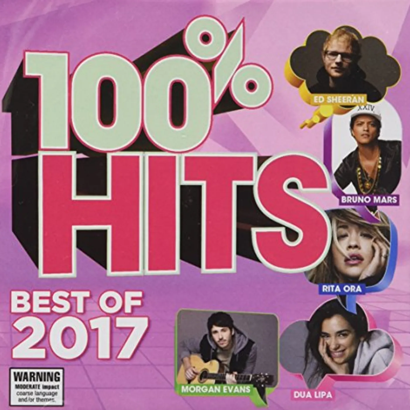 Various Artists  100% HITS: BEST OF 2017 CD