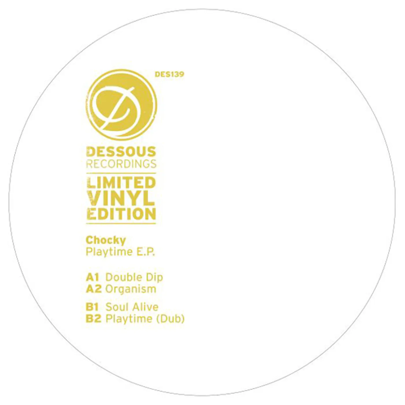 Chocky PLAYTIME Vinyl Record