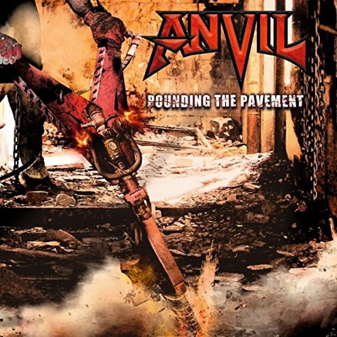 Anvil POUNDING THE PAVEMENT CD