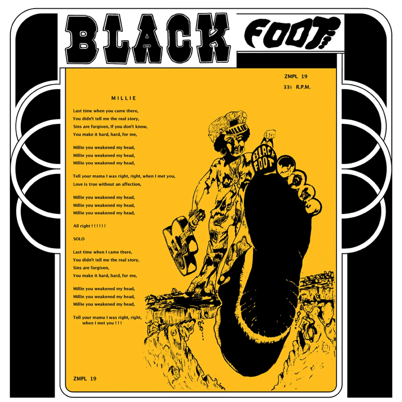 Blackfoot MILLIE Vinyl Record