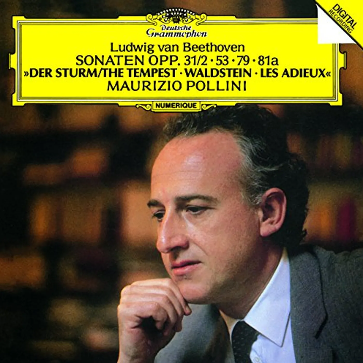 Maurizio Pollini BEETHOVEN: PIANO SONATAS NOS. 17. 21 & 26 CD