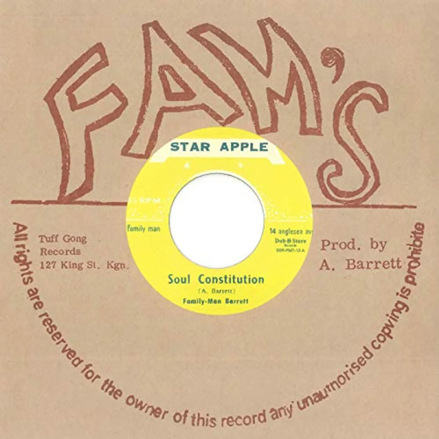 SOUL CONSTITUTION / VARIOUS Vinyl Record