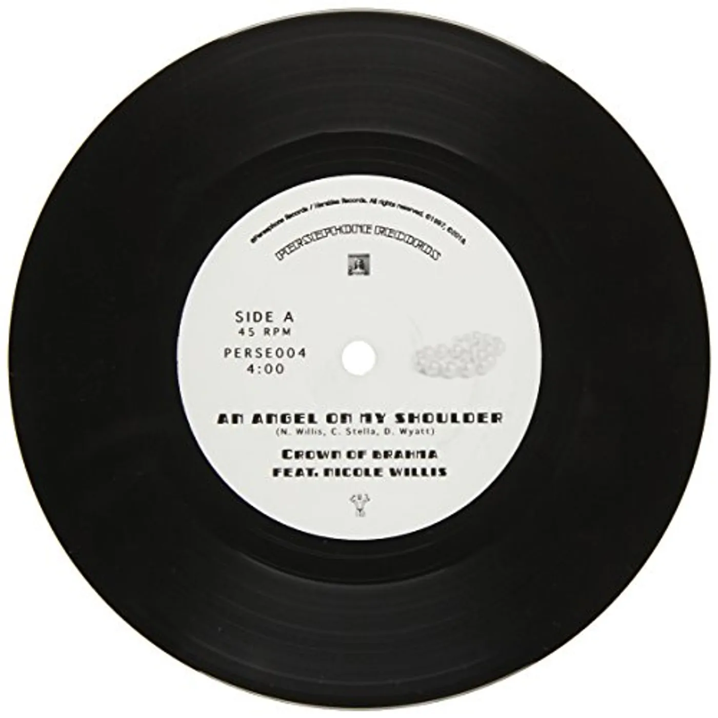 Crown of Brahma ANGEL ON MY SHOULDER / & I'LL BE FREE AS A BIRD Vinyl Record