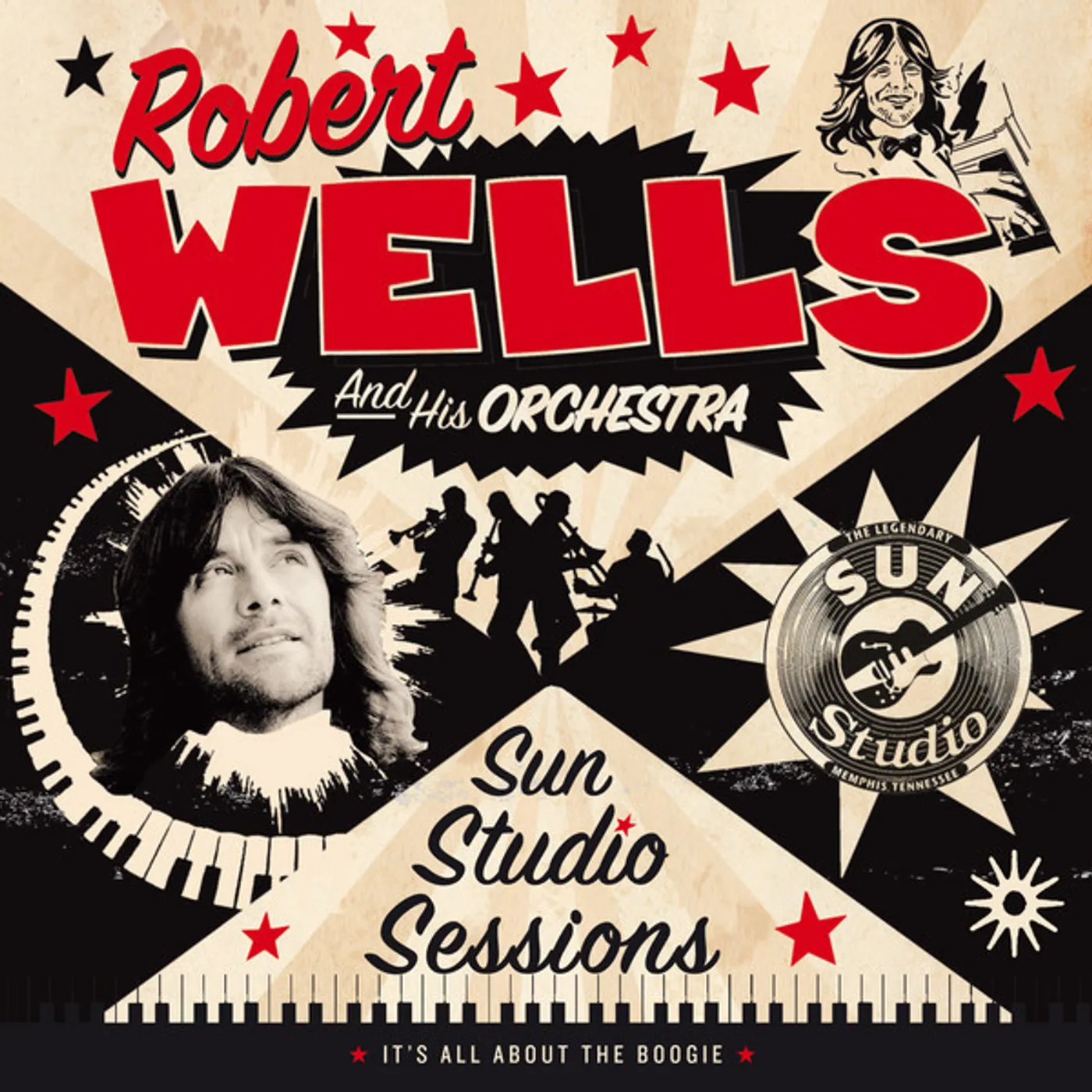 Robert Wells SUN STUIDO SESSIONS Vinyl Record