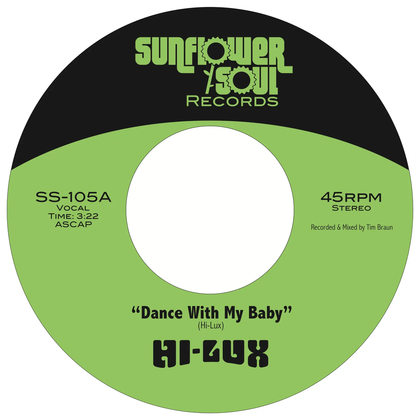 Hi-Lux Dance With My Baby / Don't Blame Me Vinyl Record
