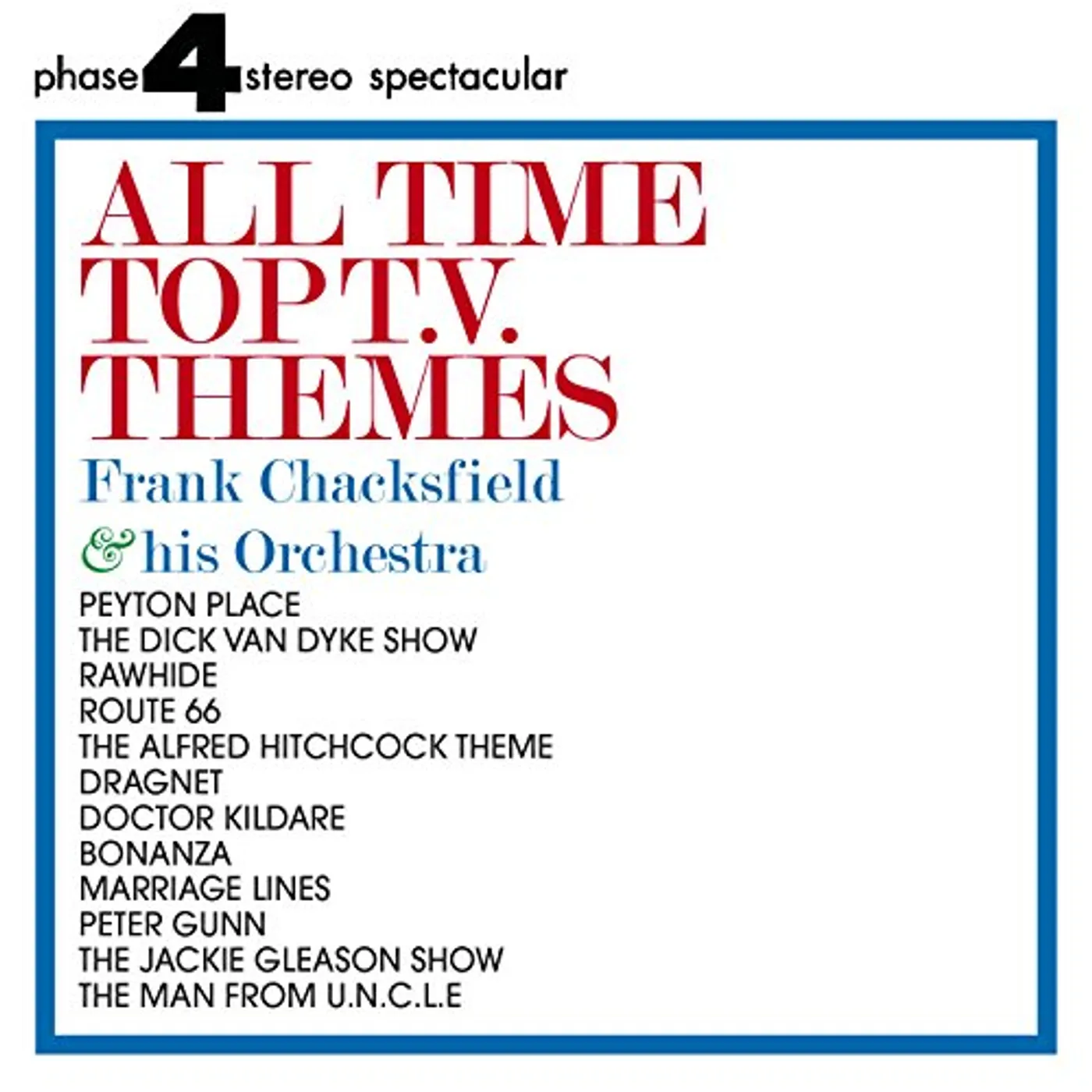 Frank Chacksfield ALL TIME TOP TV THEMES CD