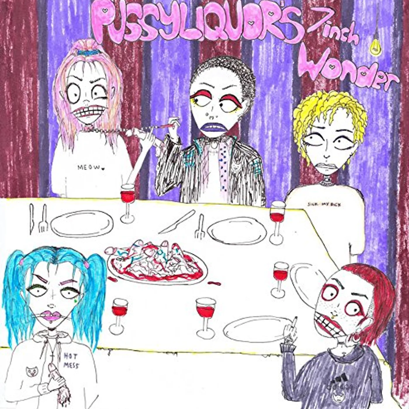 Pussyliquor 7 WONDER Vinyl Record
