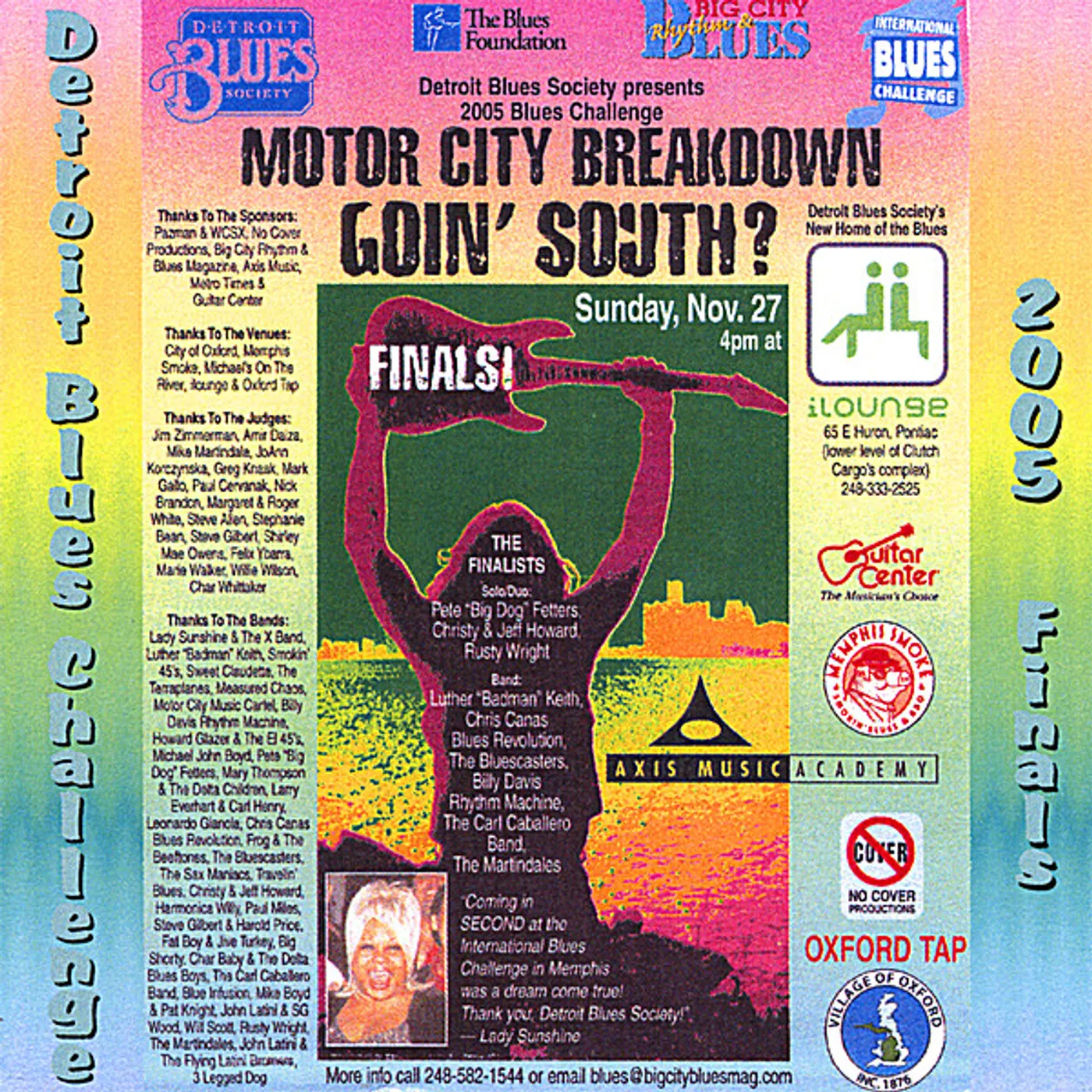 Compilation DETROIT BLUES CHALLENGE 2005 FINALS CD