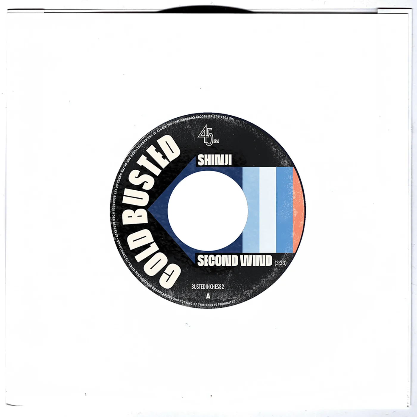 Shinji SECOND WIND / GRAND MASH Vinyl Record