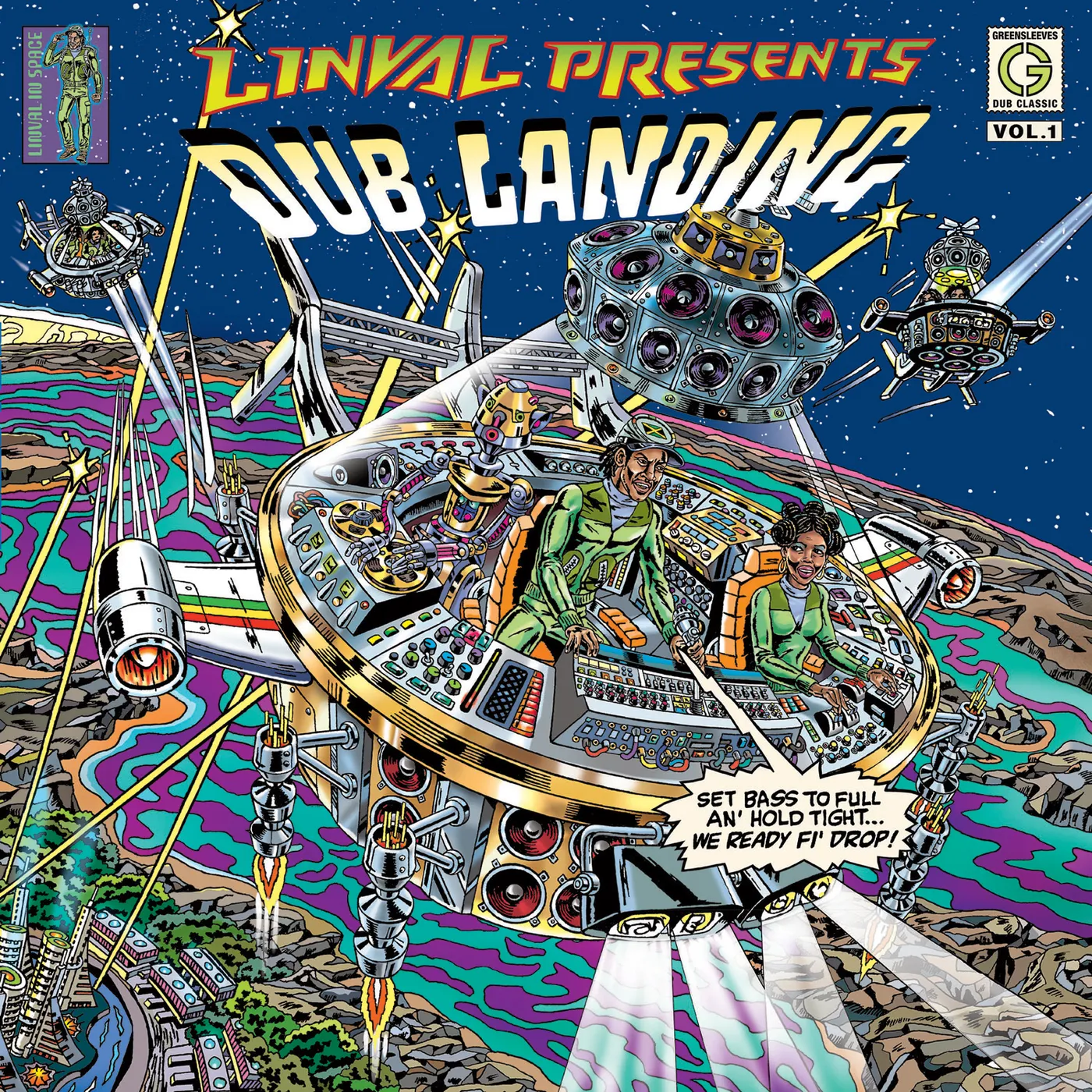 LINVAL THOMPSON PRESENTS DUB LANDING VOL 1 Vinyl Record