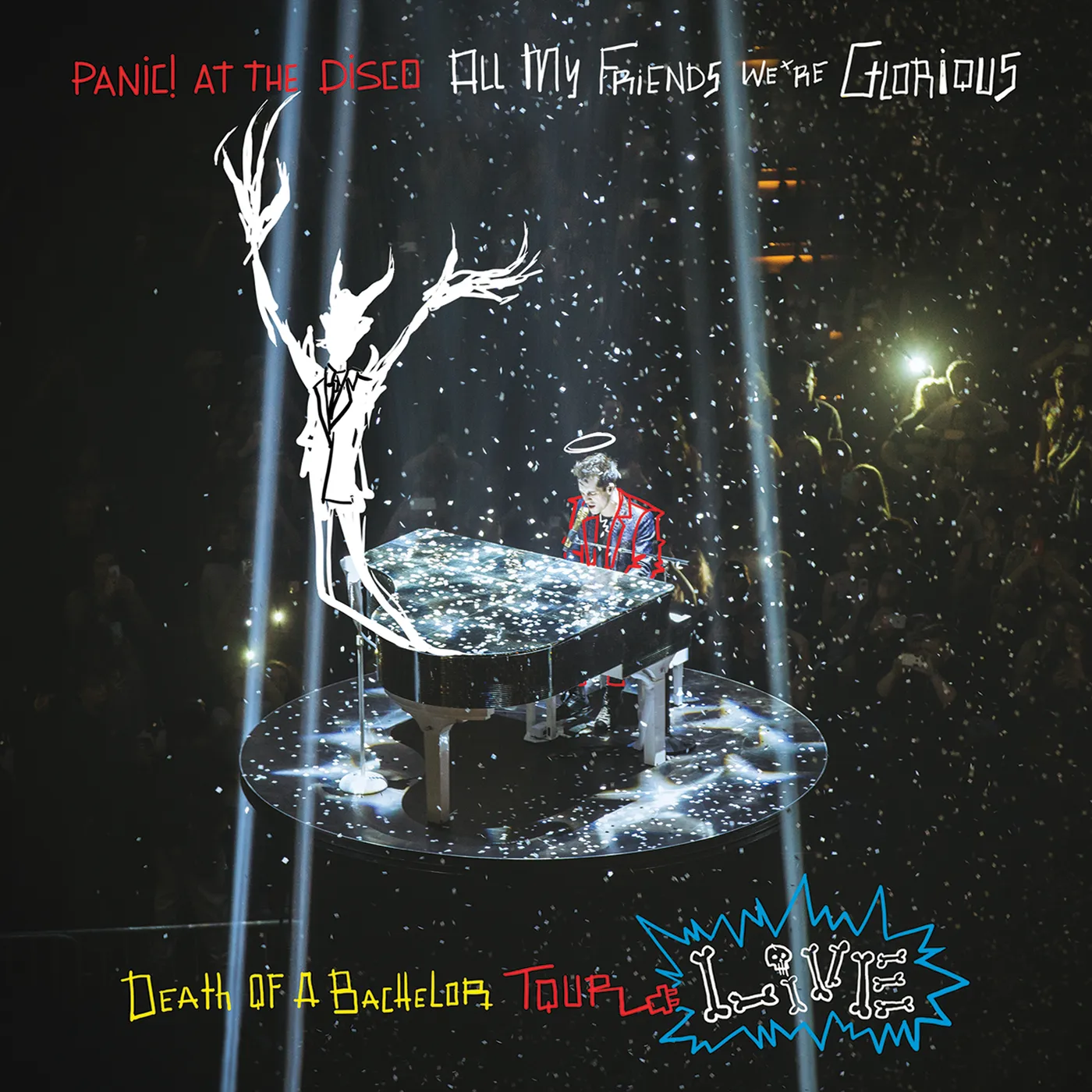 Panic! At The Disco ALL MY FRIENDS WE'RE GLORIOUS: DEATH OF A BACHELOR Vinyl Record