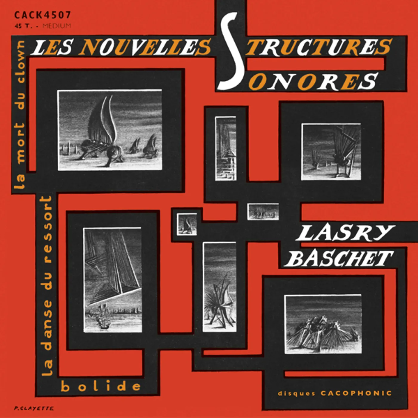 Lasry - Baschet LES NOUVELLES STRUCTURES SONORES Vinyl Record