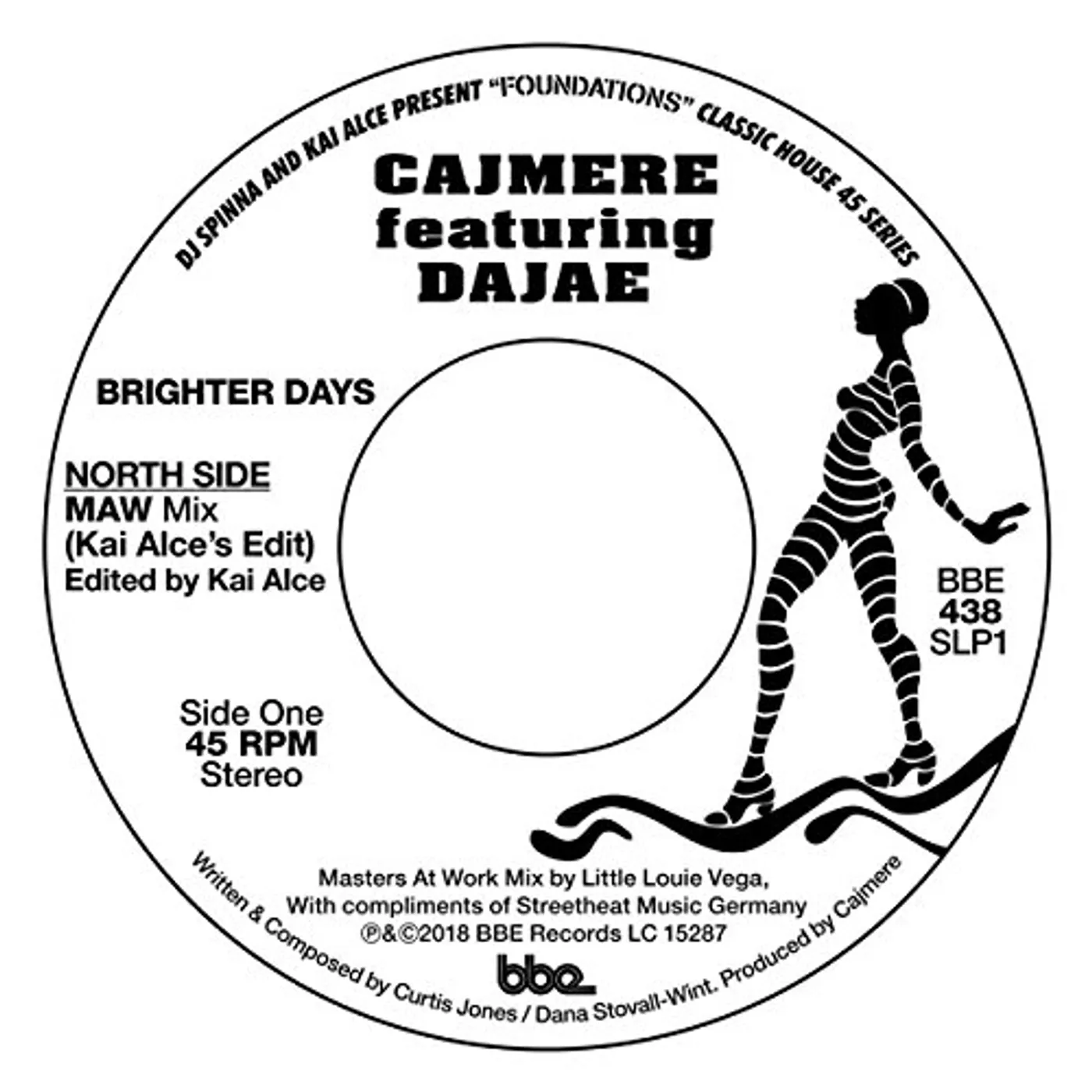 Cajmere BRIGHTER DAYS (MASTERS AT WORK MIX / UNDERGROUND) Vinyl Record
