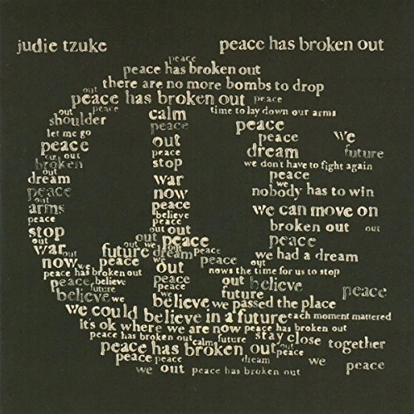 Judie Tzuke PEASE HAS BROKEN OUT Vinyl Record