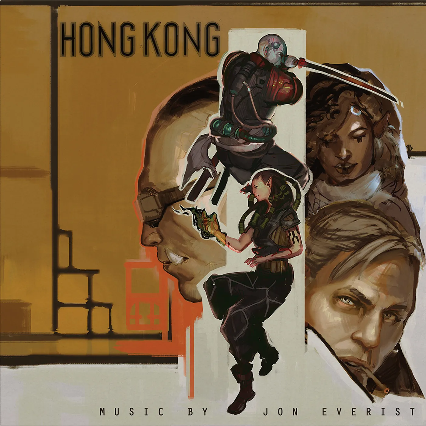 Jon Everist SHADOWRUN: HONG KONG Vinyl Record