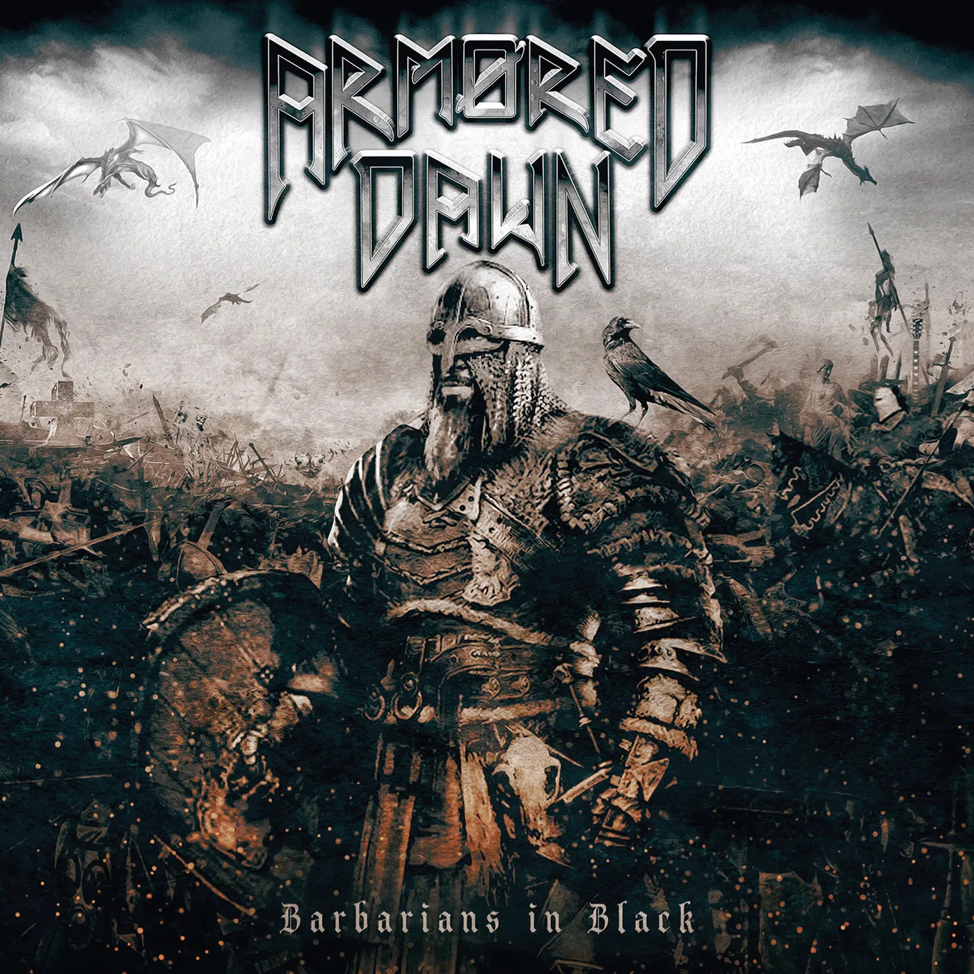 Armored Dawn BARBARIANS IN BLACK CD