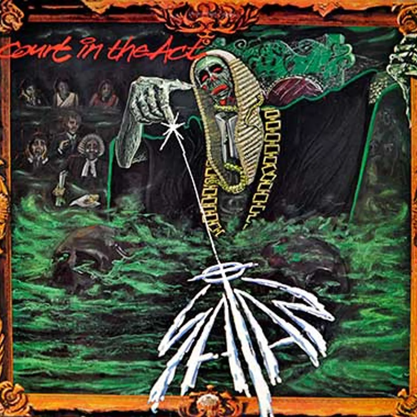 Satan COURT IN THE ACT Vinyl Record