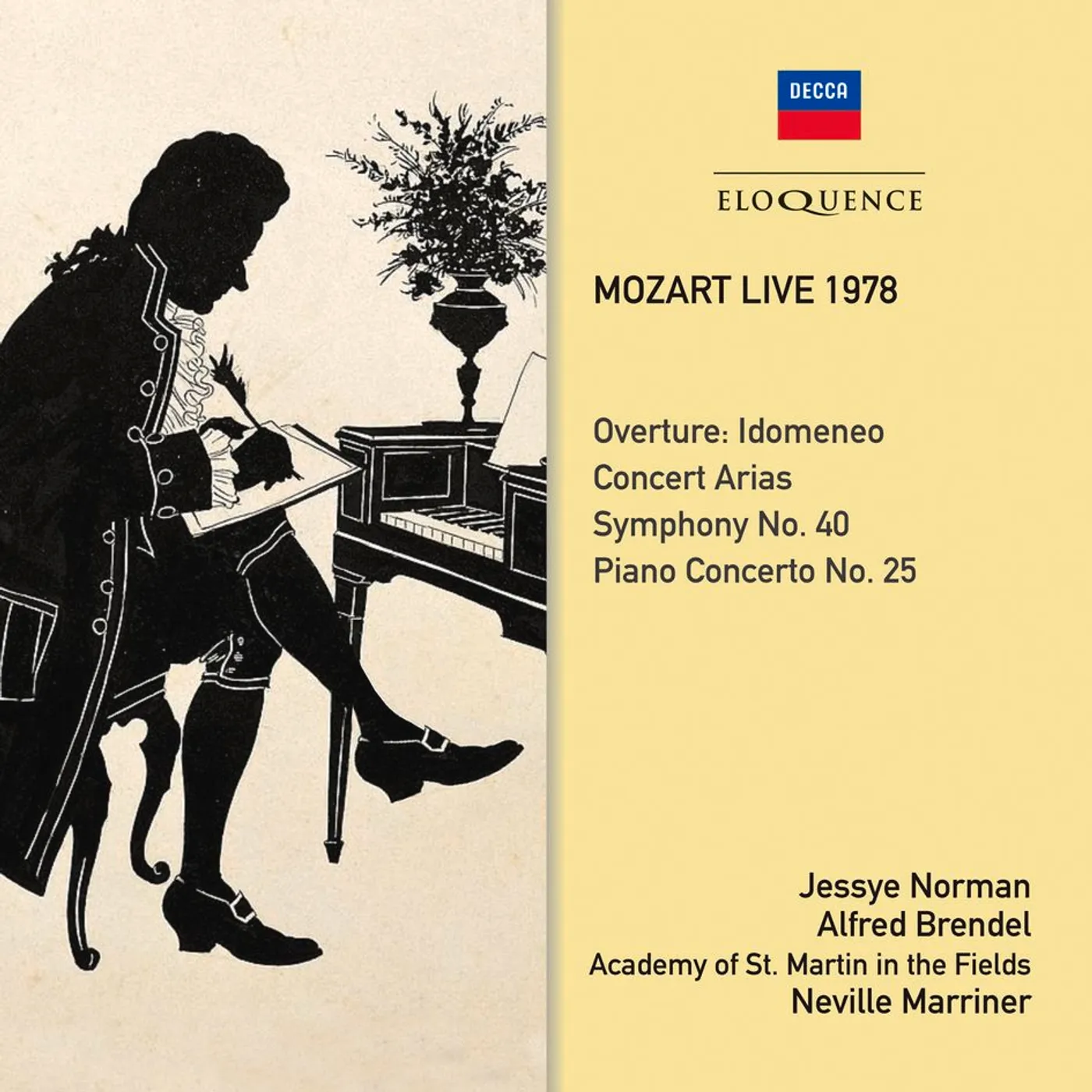 Neville Marriner MOZART LIVE 1978 CD
