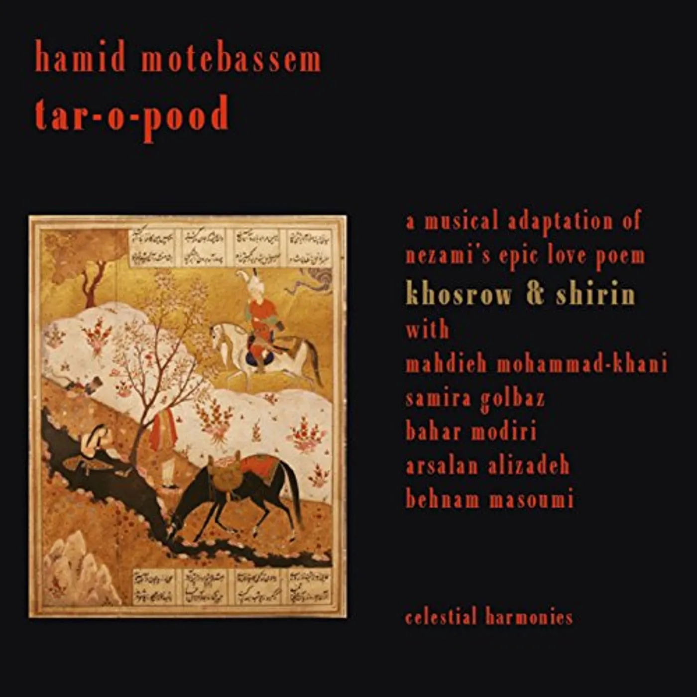Hamid Motebassem TAR-O-POOD (WARP & WEFT) CD