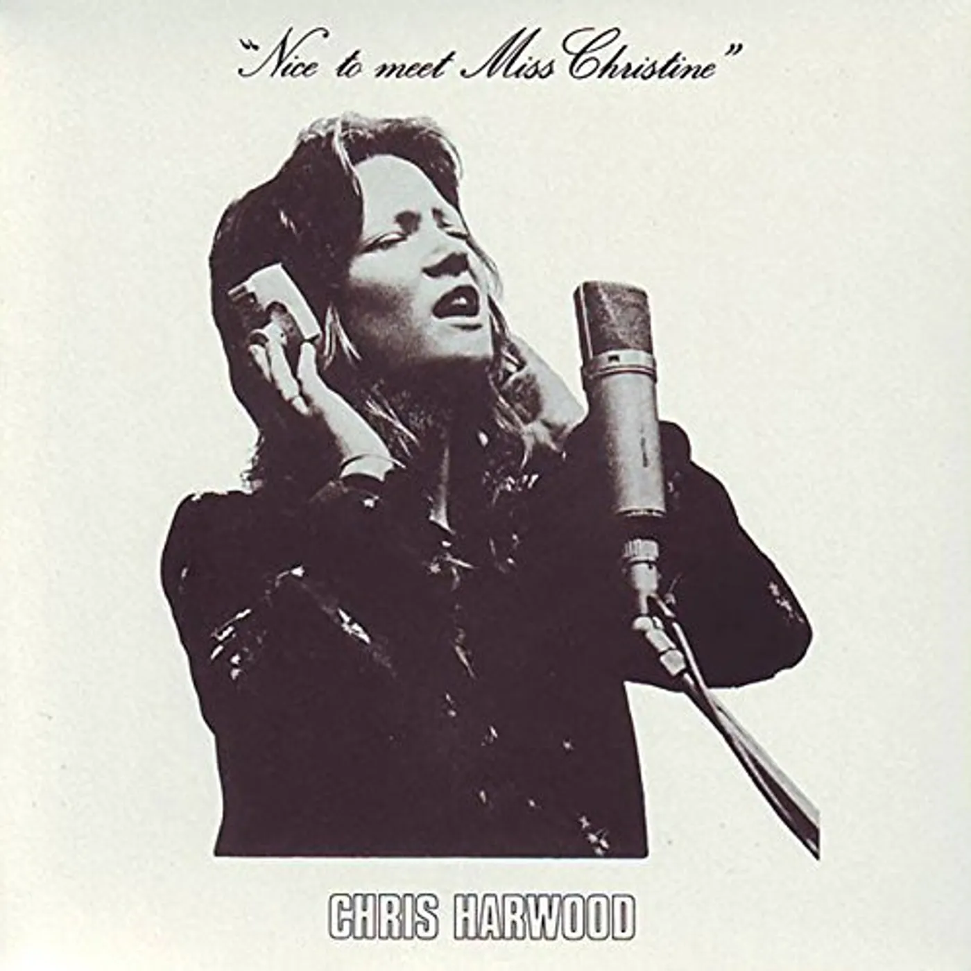 Chris Harwood NICE TO MEET MISS CHRISTINE CD