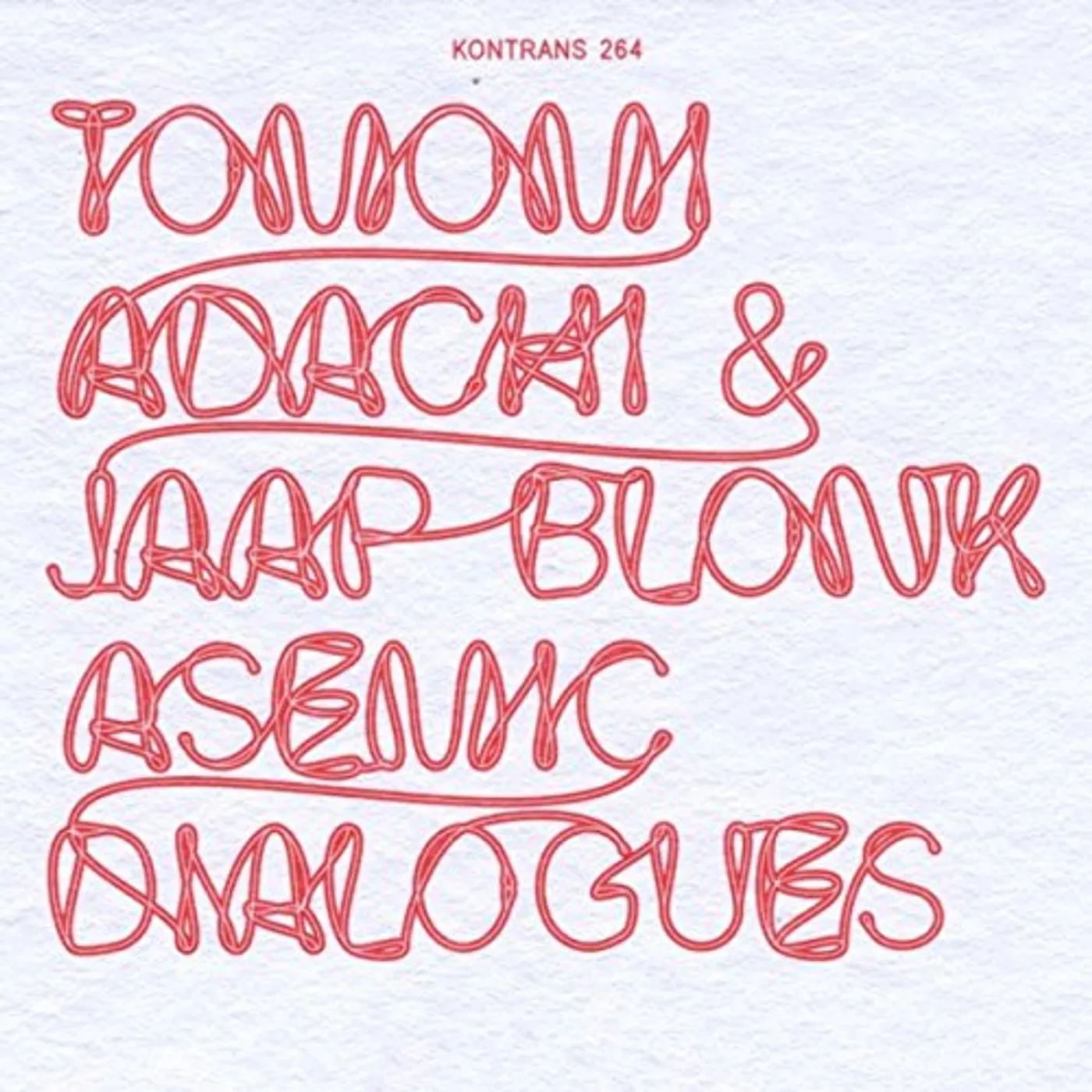 Tomomi Adachi ASEMIC DIALOGUES (LIVE) CD