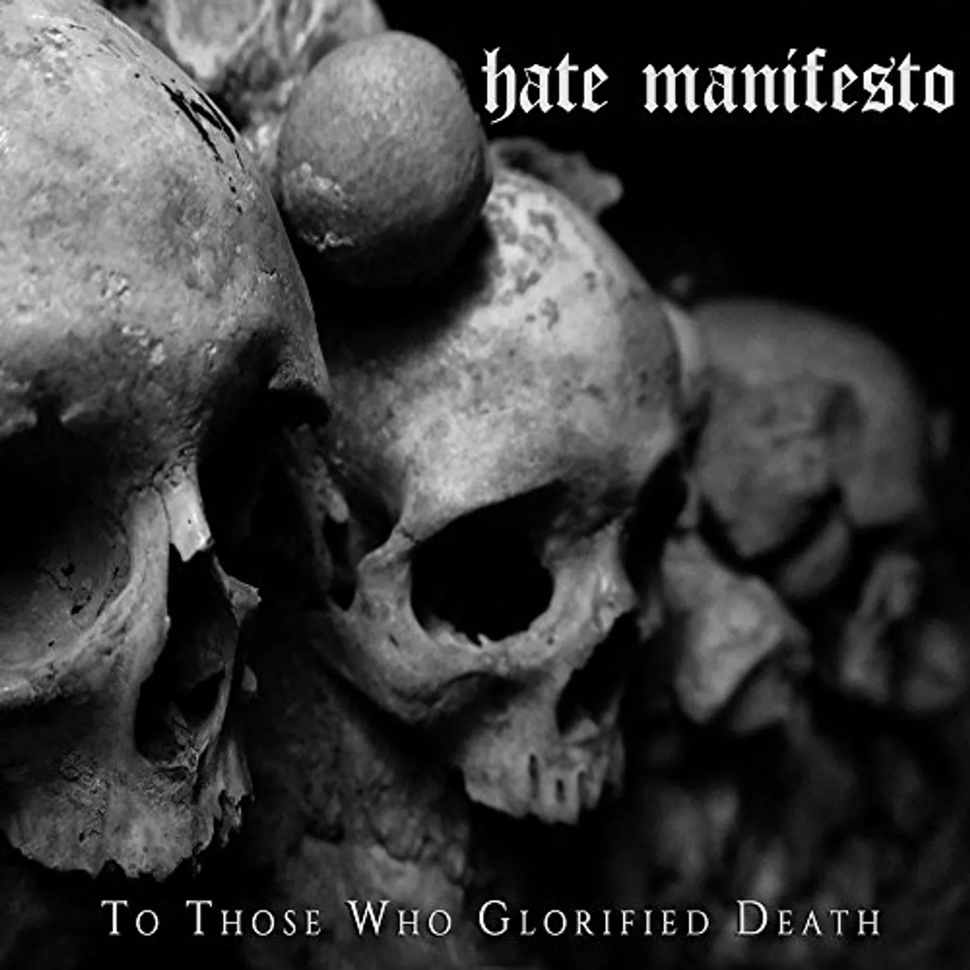 Hate Manifesto To Those Who Glorified Death Vinyl Record