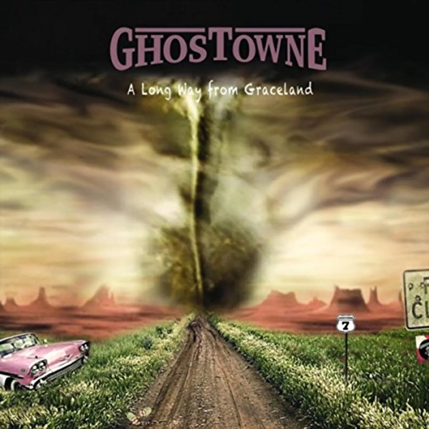 Ghostowne LONG WAY FROM GRACELAND CD
