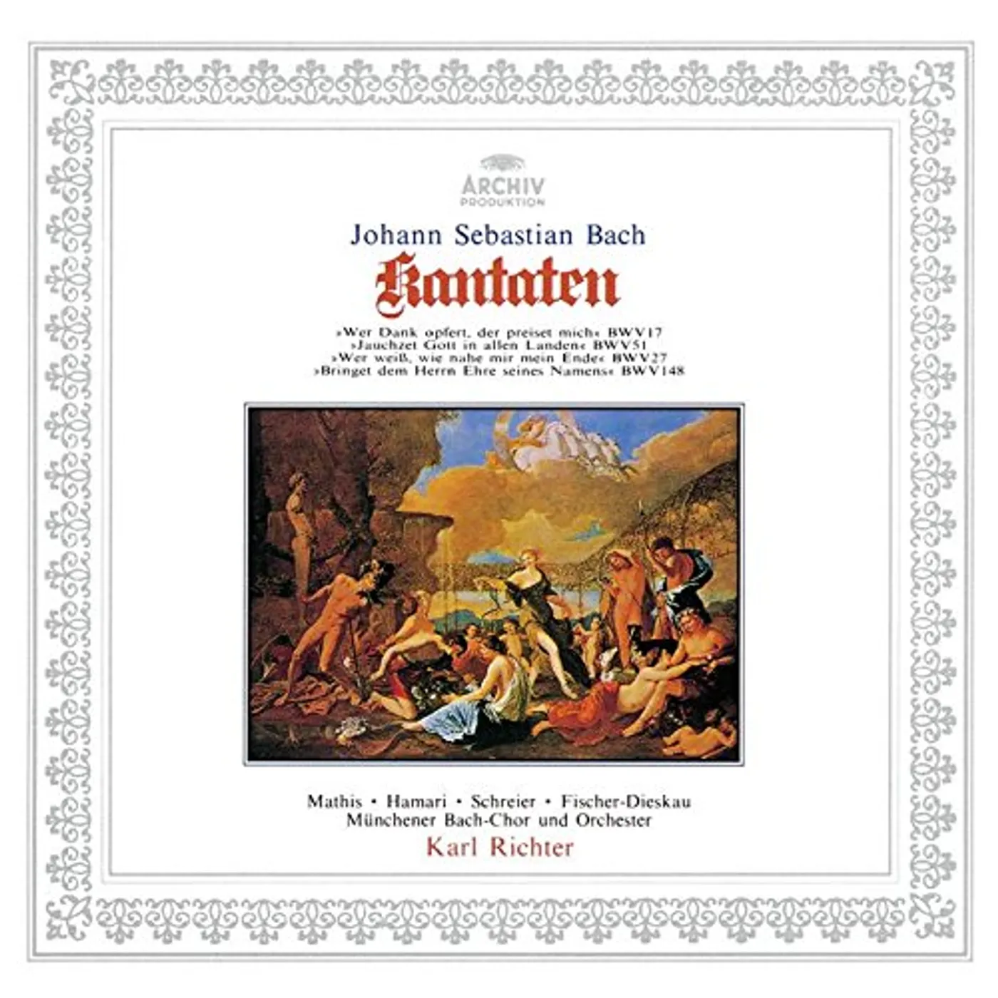 Karl Richter J.S. BACH: CANTATAS BWV 17/51/27/148 (LIMITED) CD