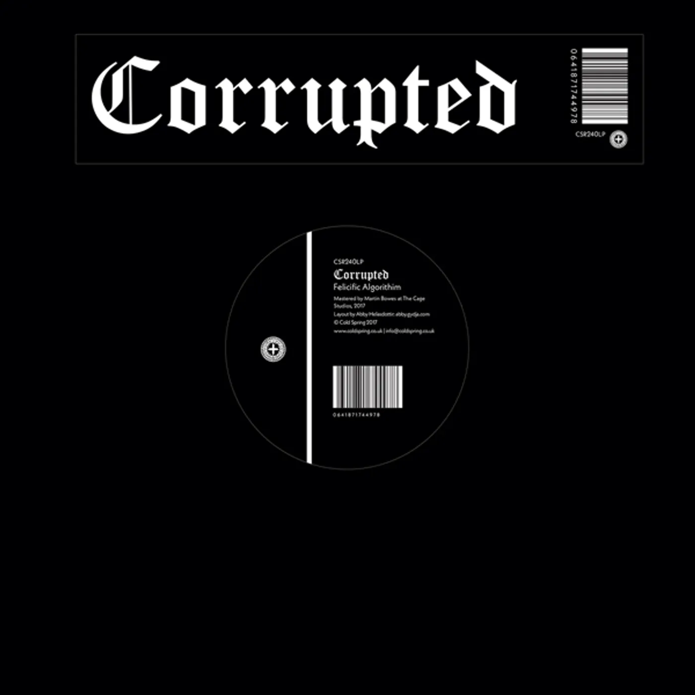 Corrupted FELICIFIC ALGORITHIM Vinyl Record