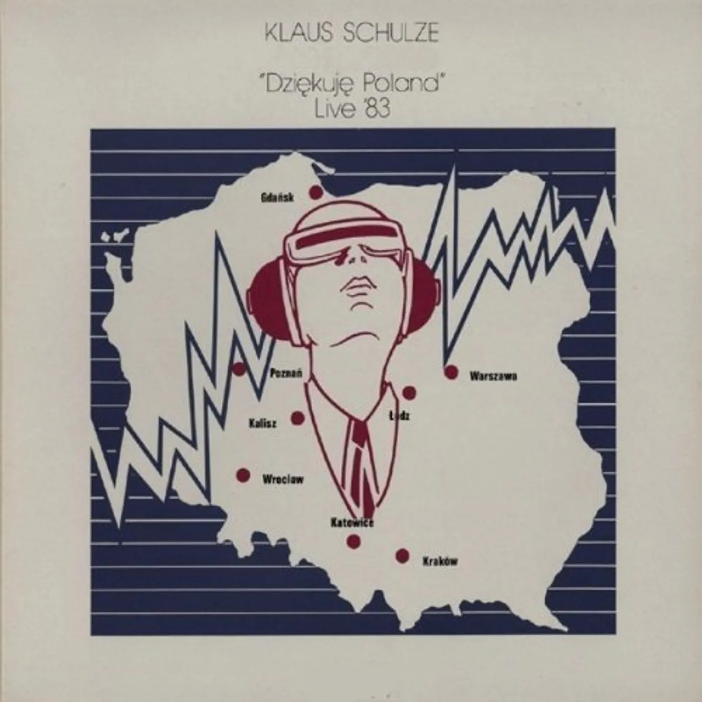 Klaus Schulze, Rainer Bloss DZIEKUJE POLAND LIVE 83 Vinyl Record