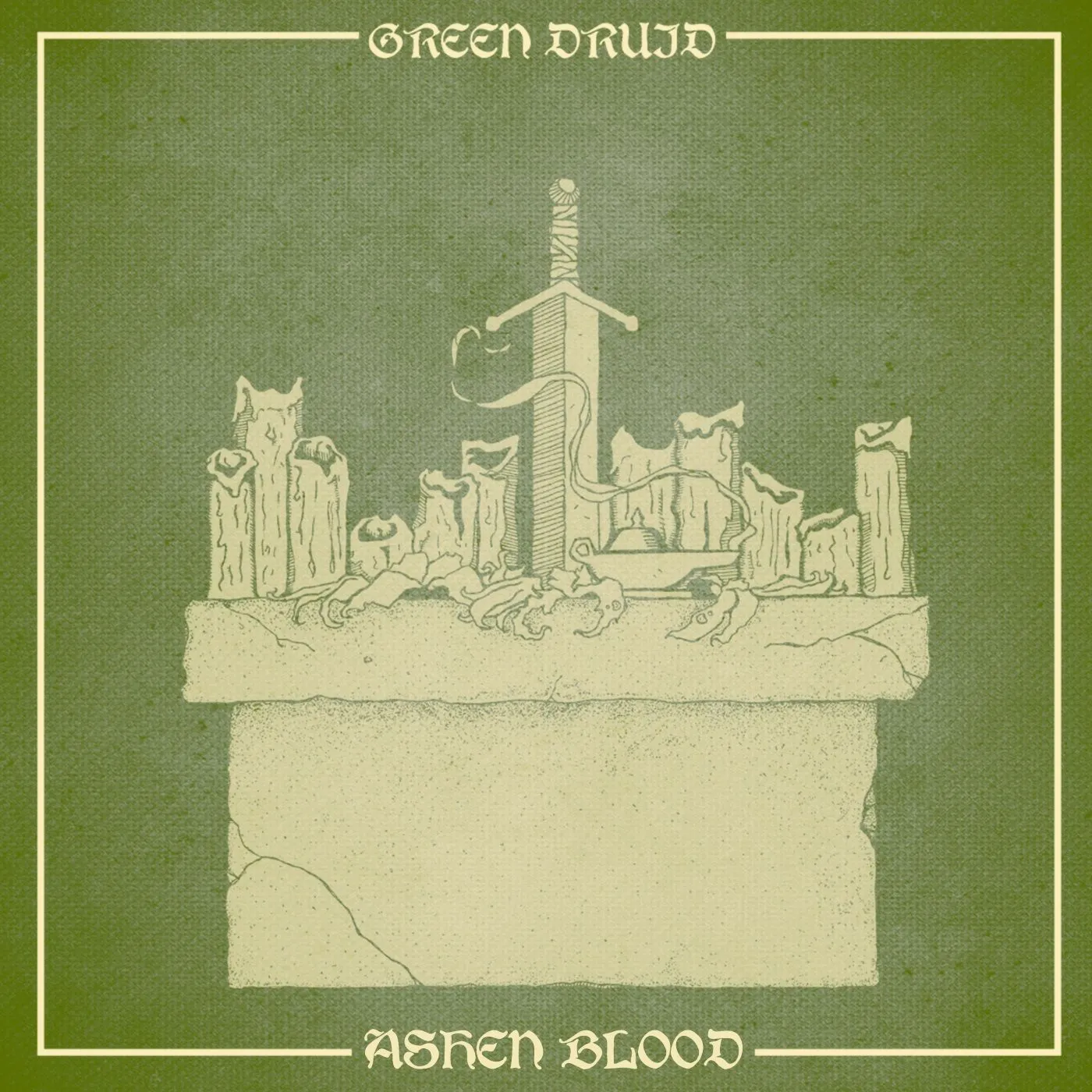 Green Druid Ashen Blood Vinyl Record