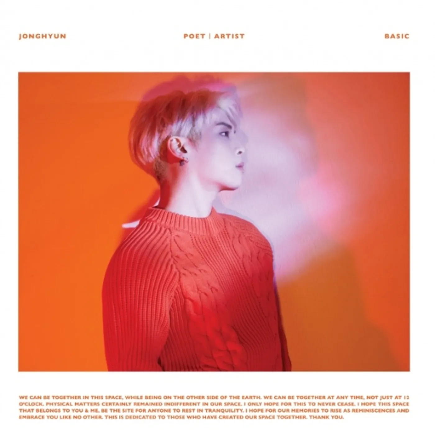 JONGHYUN POET / ARTIST CD