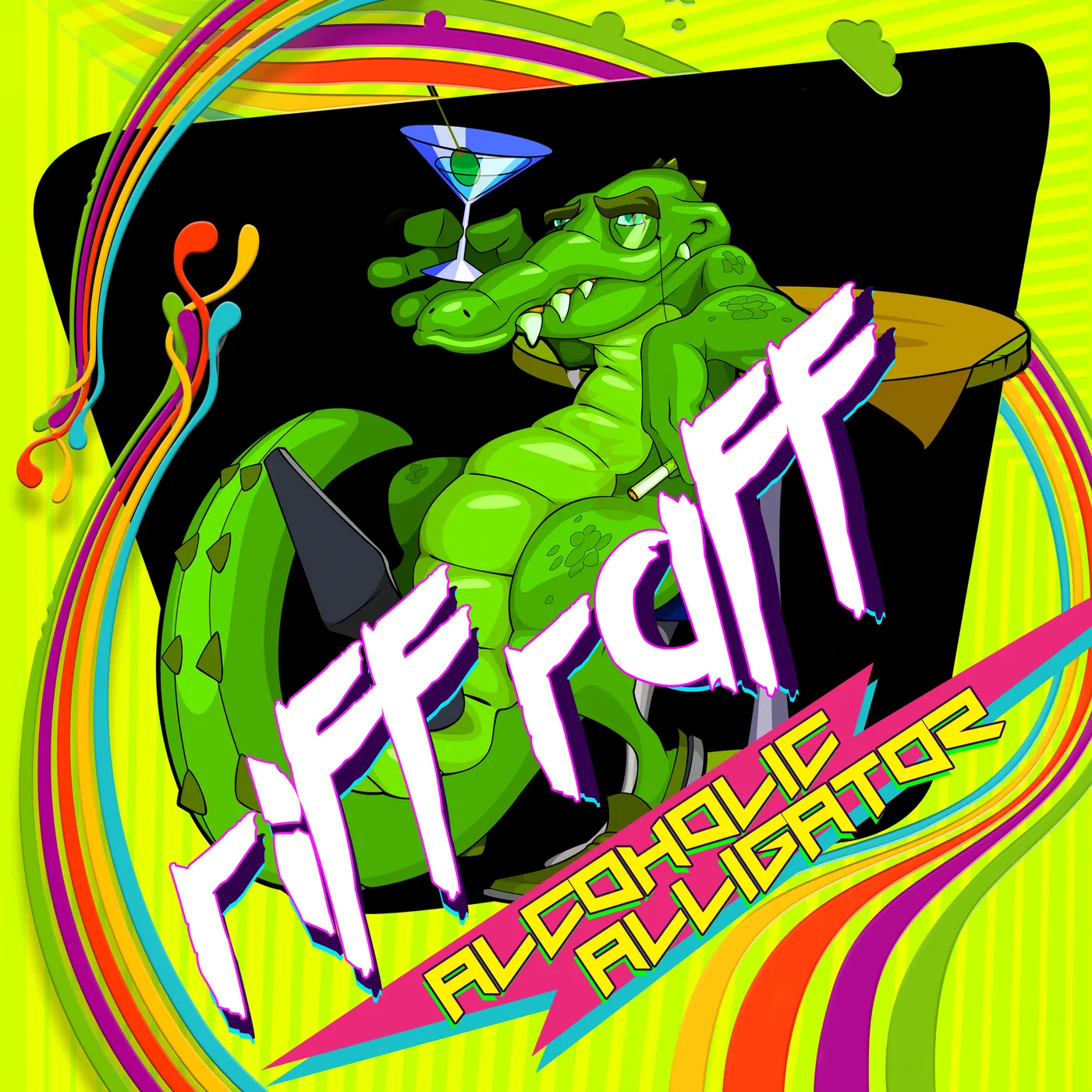 Riff Raff ALCOHOLIC ALLIGATOR - Gatefold Limited Edition Colored Vinyl Record
