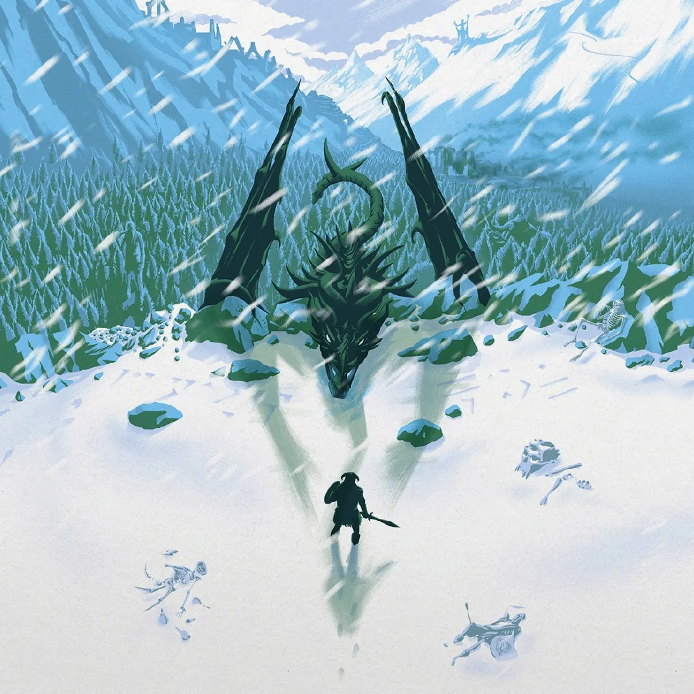 Jeremy Soule ELDER SCROLLS V: SKYRIM Vinyl Record