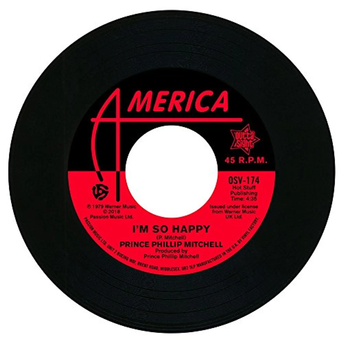 Prince Phillip Mitchell I'm So Happy / Since You Said You'd Be Mine Vinyl Record