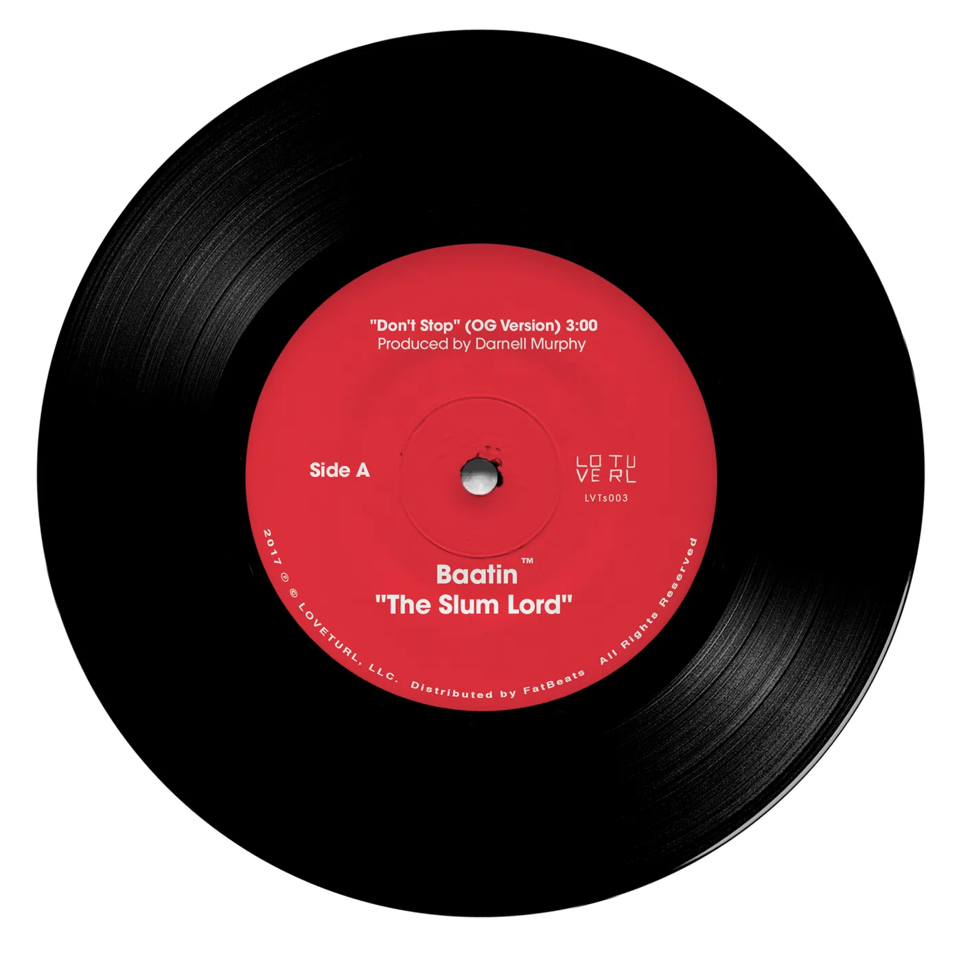 Baatin DON'T STOP / DON'T STOP (DAKIM REMIX) Vinyl Record