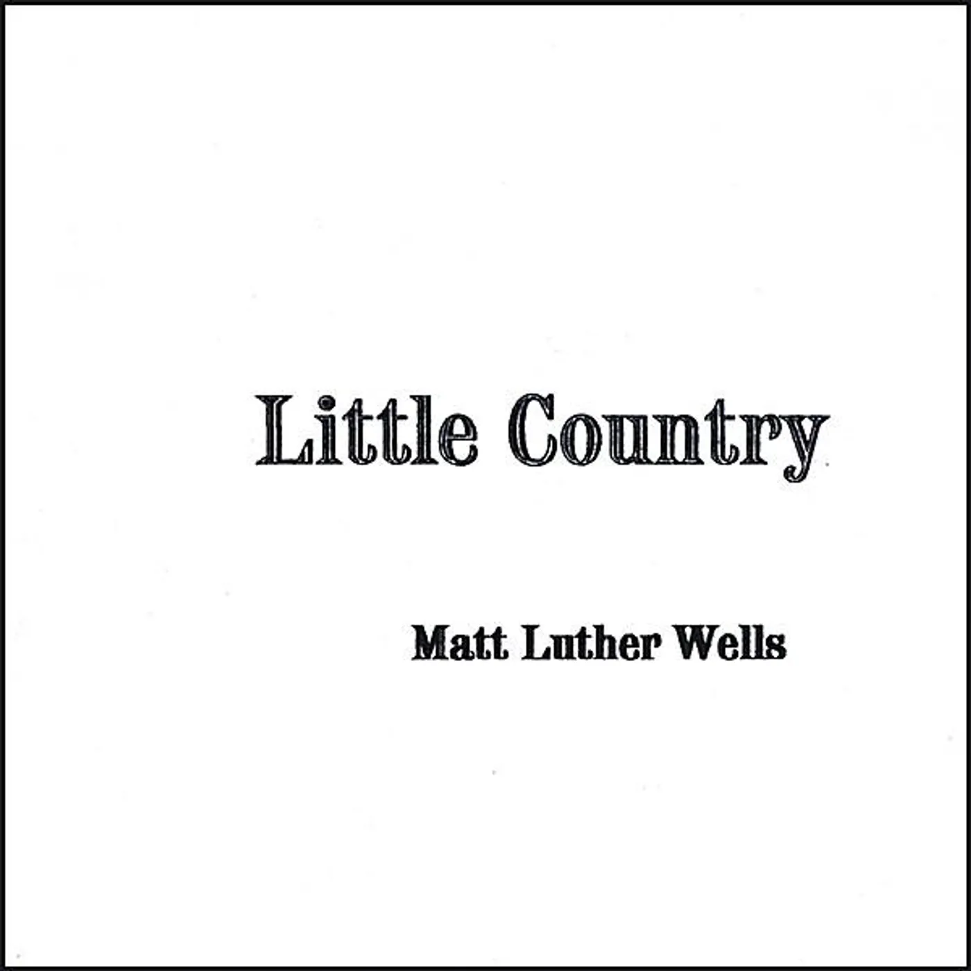 Luther LITTLE COUNTRY CD