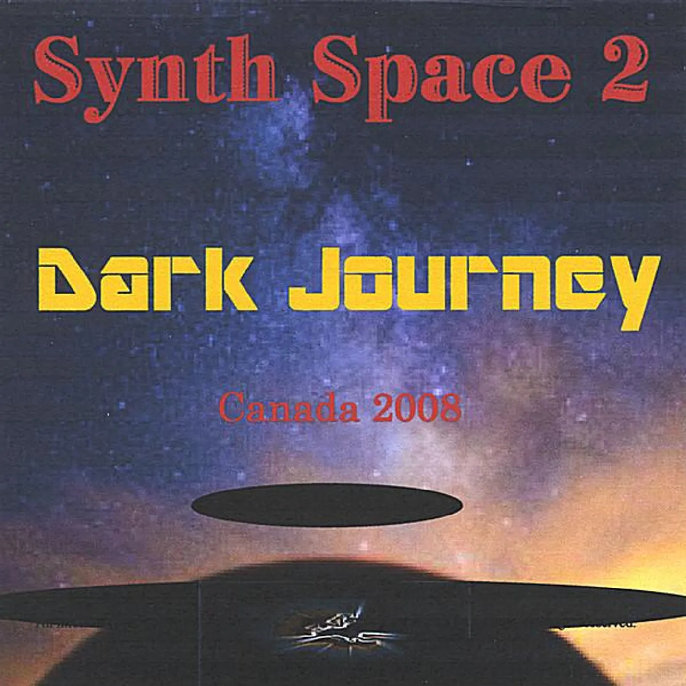 Synth Space 2 DARK JOURNEY CD