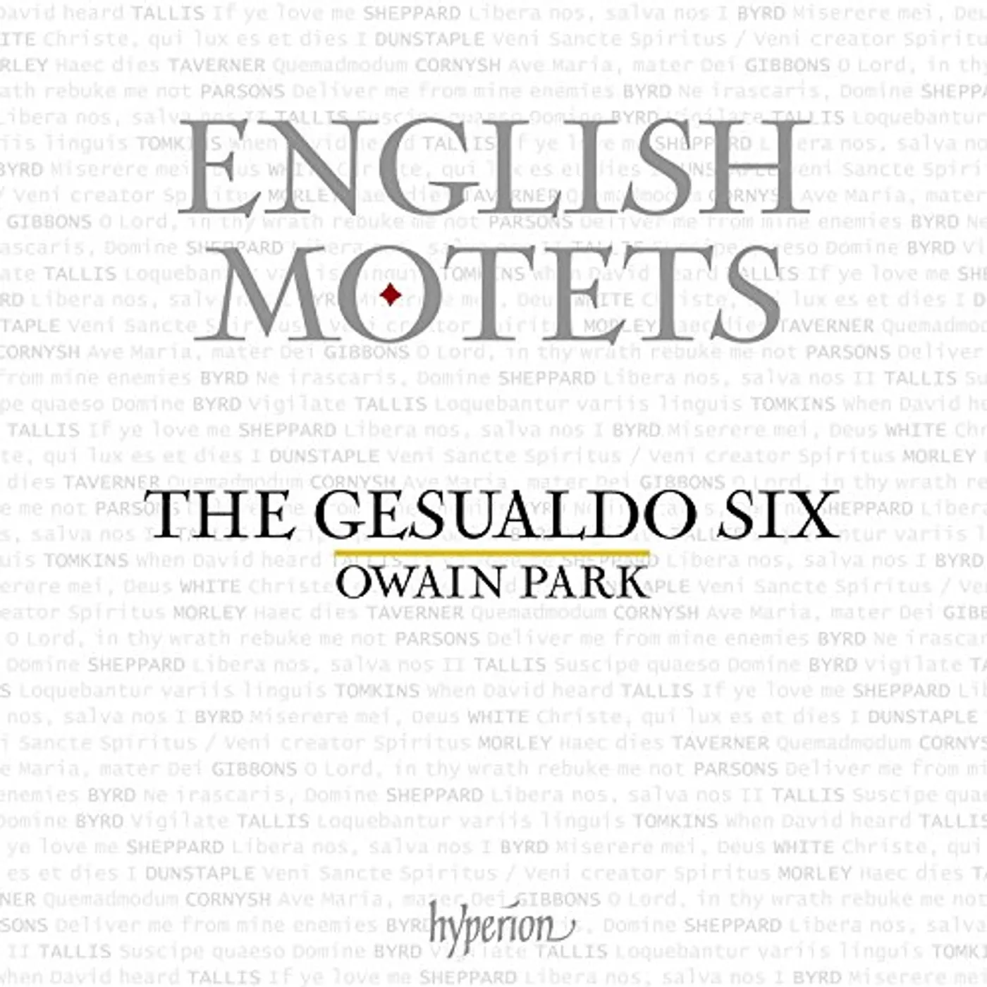 The Gesualdo Six ENGLISH MOTETS CD