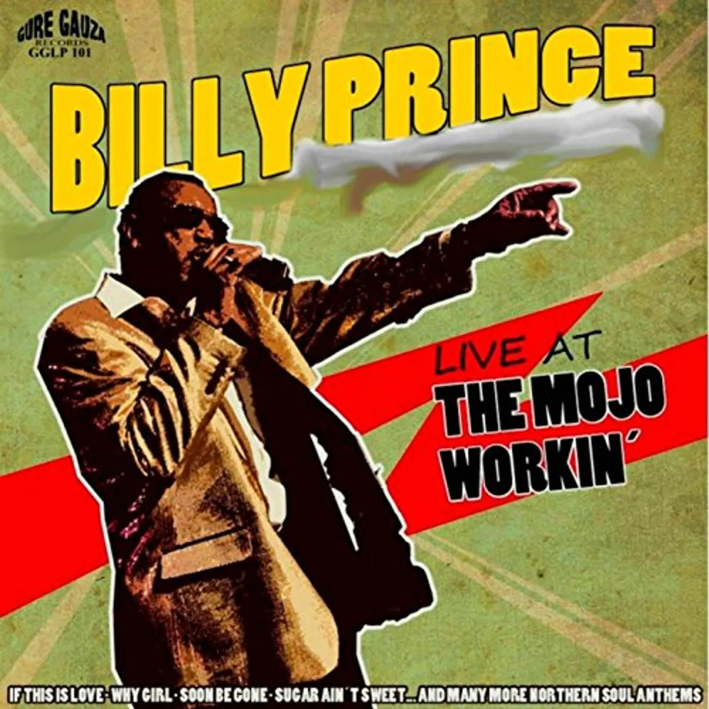 Billy Prince LIVE AT THE MOJO WORKIN Vinyl Record