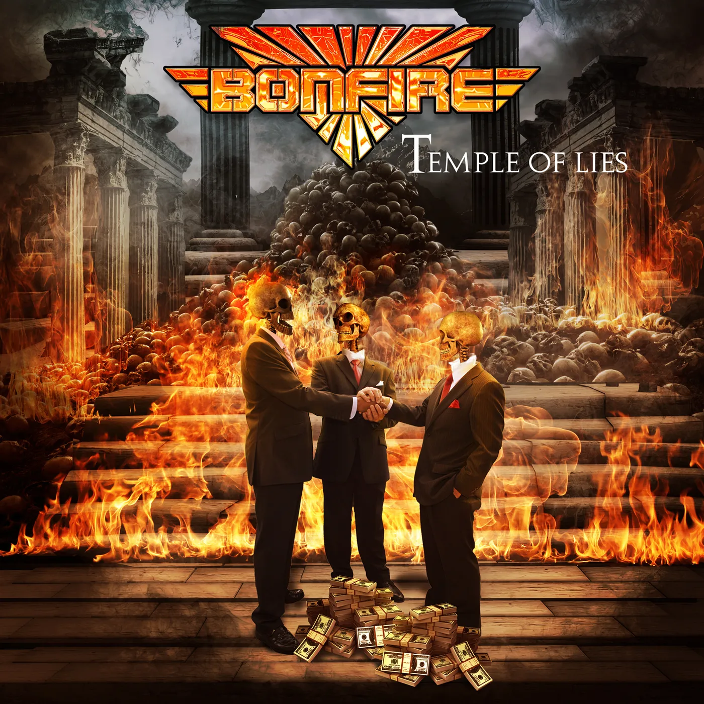 Bonfire TEMPLE OF LIES CD