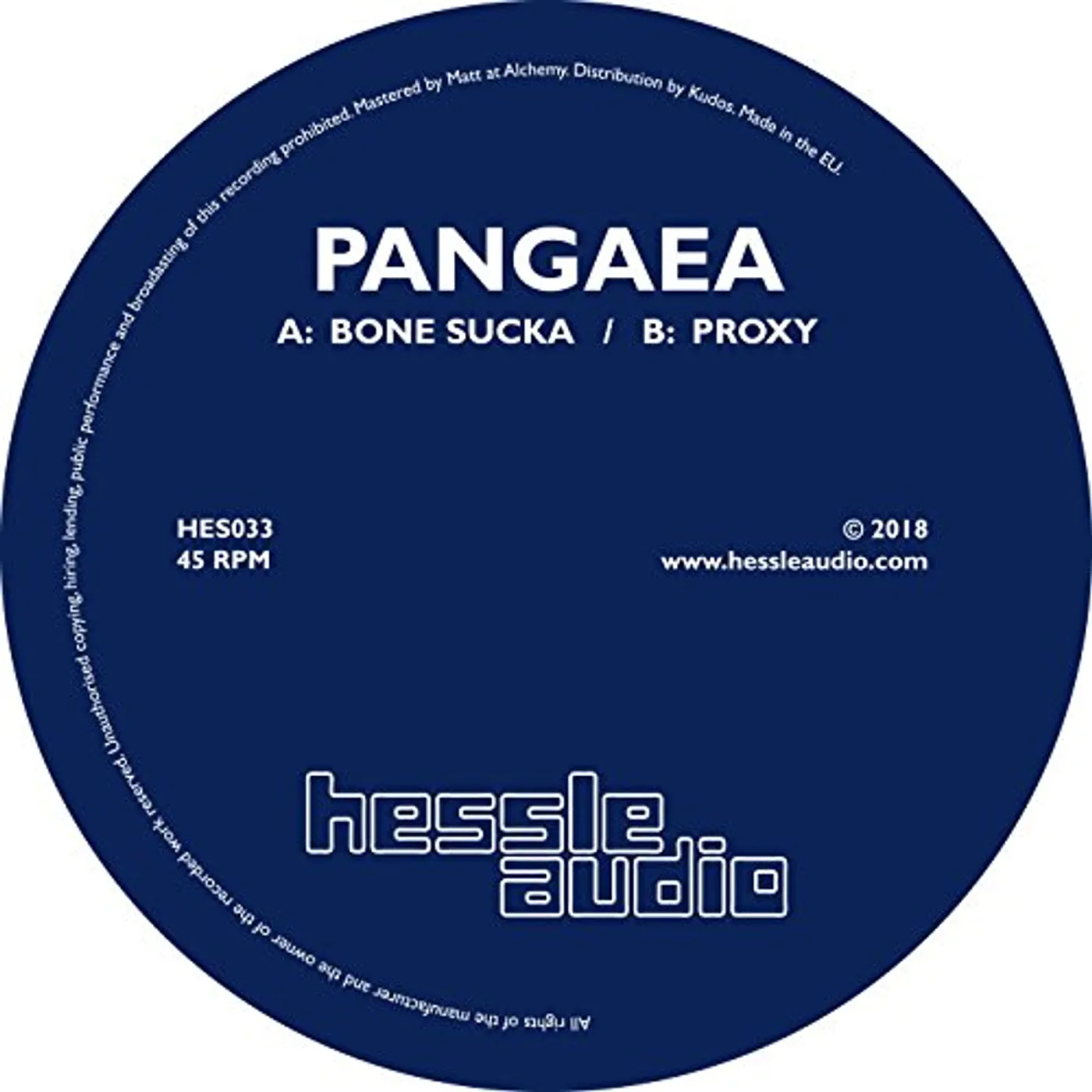 Pangaea Bone Sucka Vinyl Record