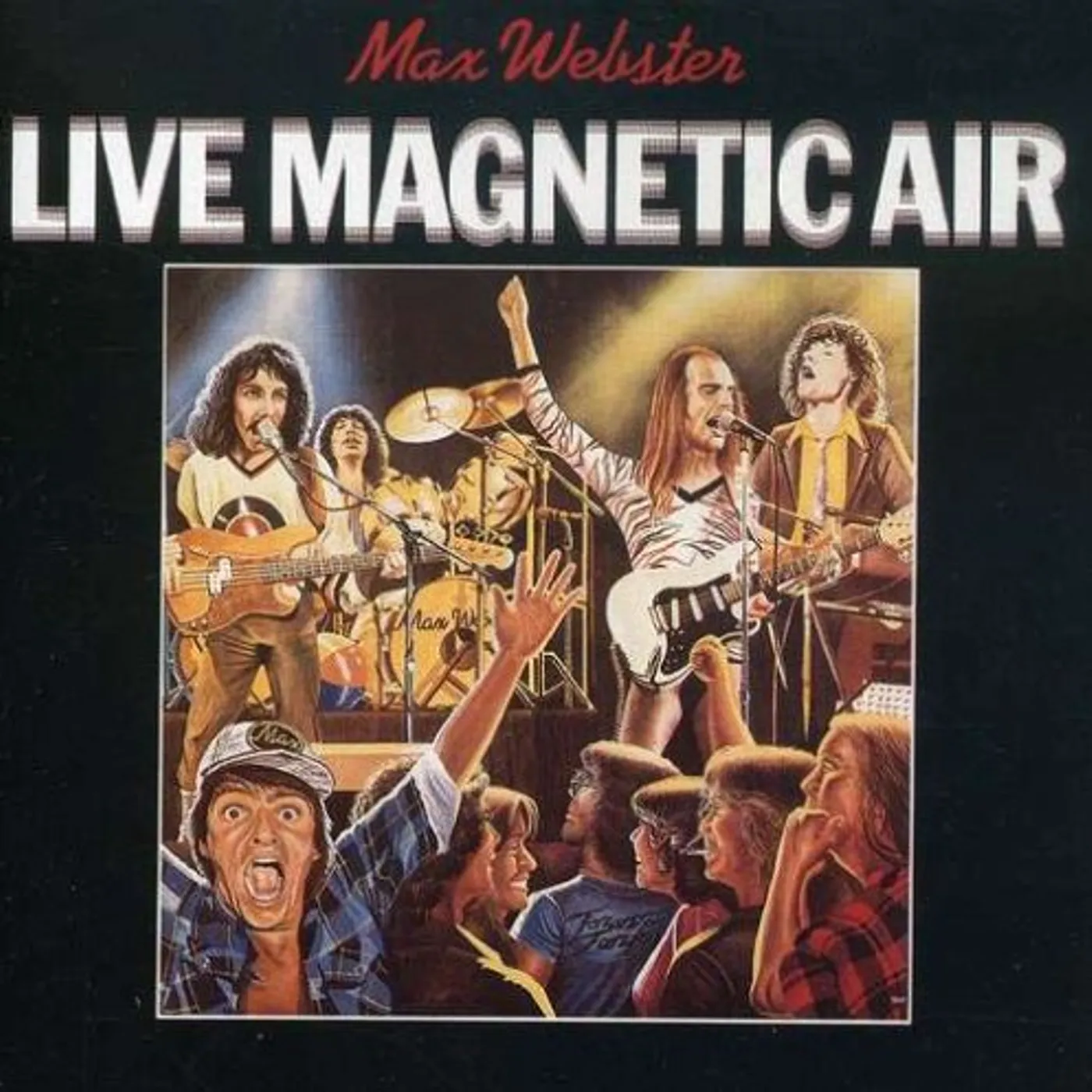 Max Webster Live Magnetic Air Vinyl Record