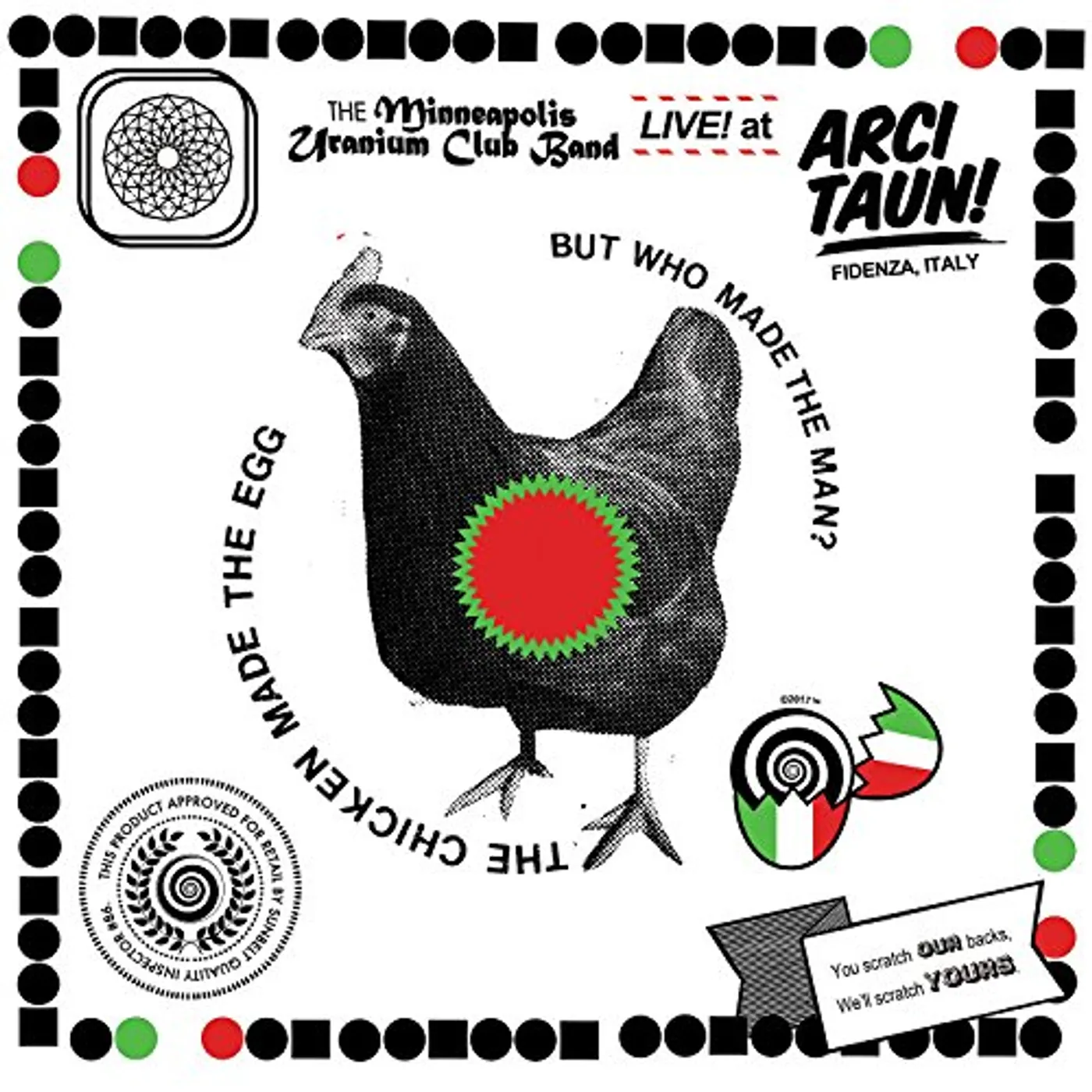Uranium Club LIVE AT ARCI TAUN Vinyl Record
