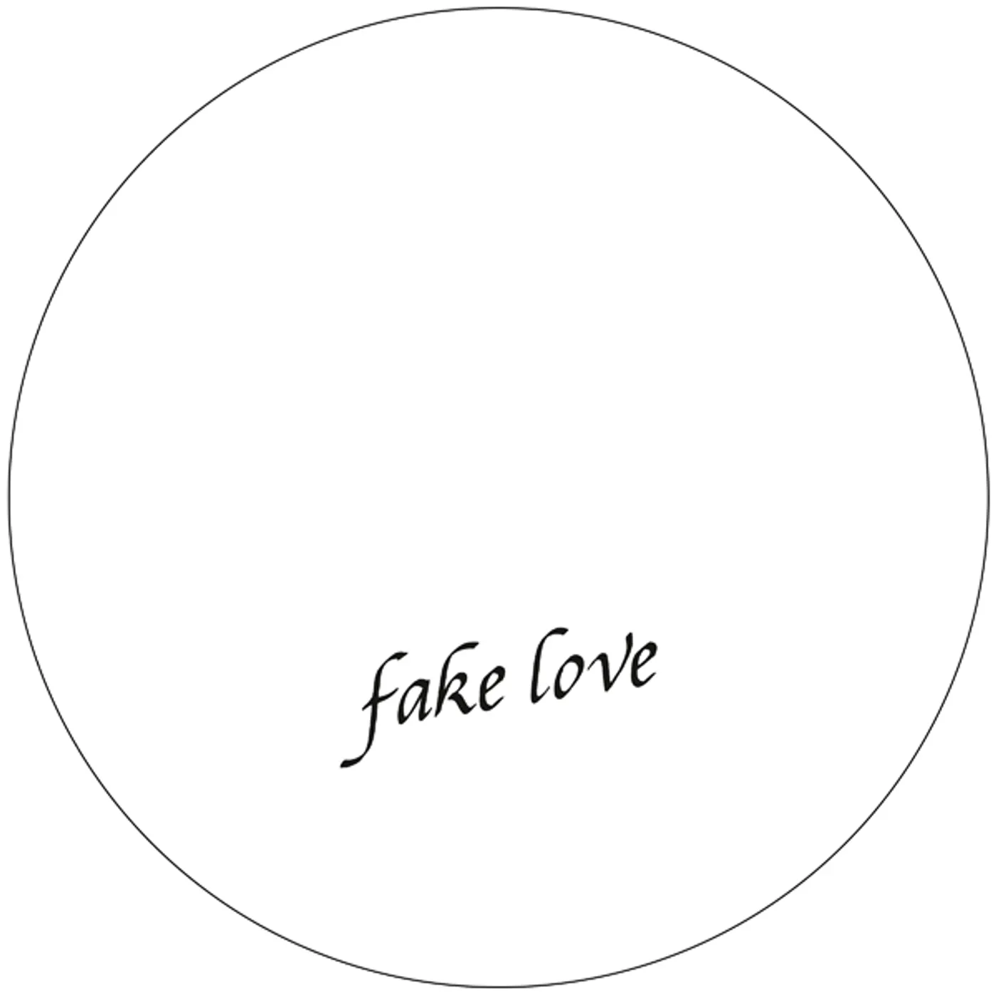 FAKE LOVE 1 Vinyl Record