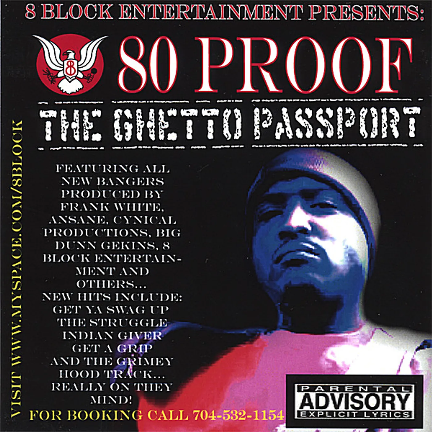 80 Proof GHETTO PASSPORT CD