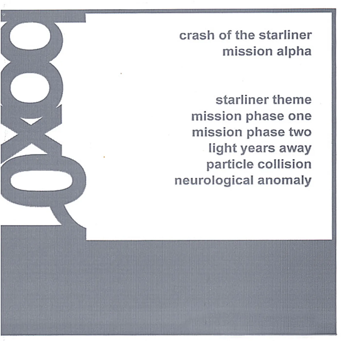 Crash Of The Starliner MISSION ALPHA CD